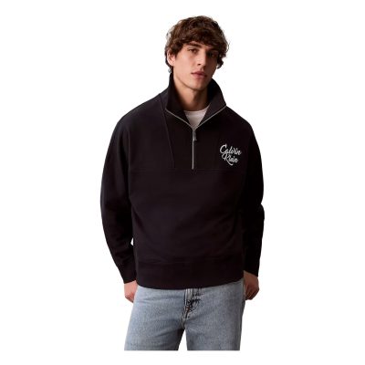 Calvin klein Premium Fleece Relaxed Quarter Zip Sweatshirt