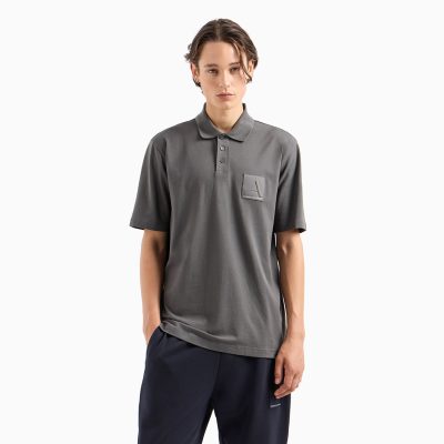 ARMANI EXCHANGE A Line Regular Fit Cotton Stretch Polo