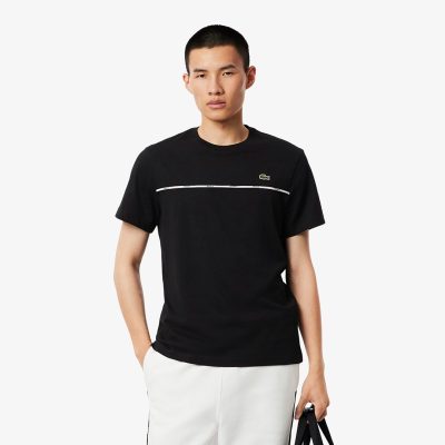 Lacoste Men's Logo Trim Cotton Jersey T-Shirt