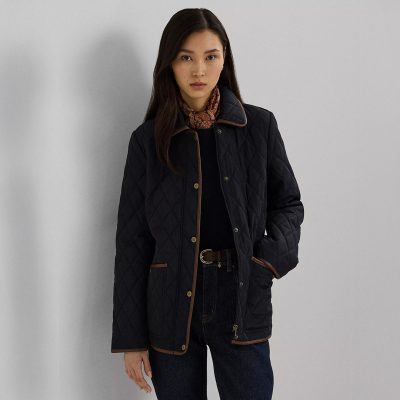 Ralph Lauren Women's Quilted Velboa-Lined Coat
