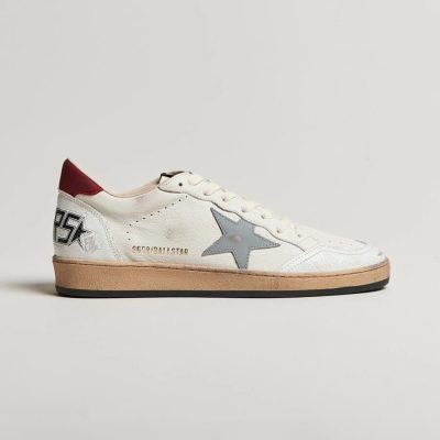 GOLDEN GOOSE BALLSTAR WHITE RED Sneakers