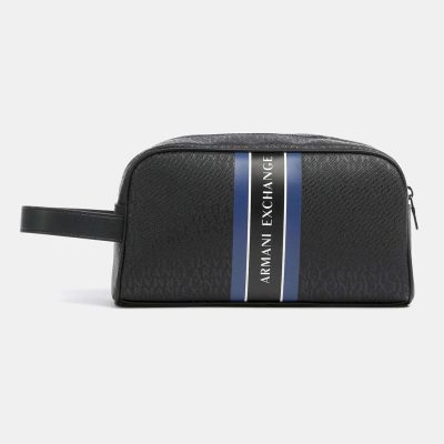 Armani Exchange Monogram Logo Men's WashBag