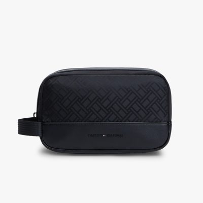 Tommy Hilfiger Logo Flag Jacquard Washbag