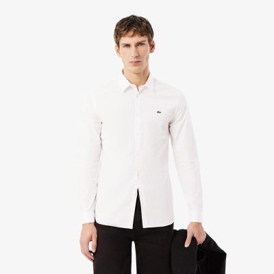 Lacoste Men's Slim Fit Stretch Poplin Shirt