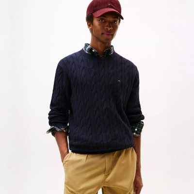 Tommy hilfiger Cable Knit Crewneck Sweater