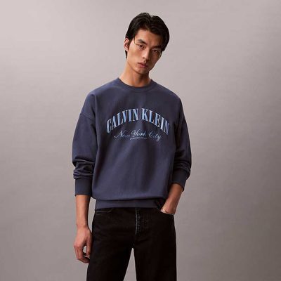 Calvin klein Relaxed fit sweatshirt with Terry logo