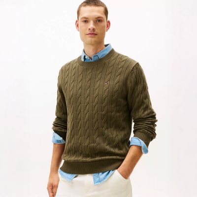 Tommy hilfiger Cable Knit Crewneck Sweater