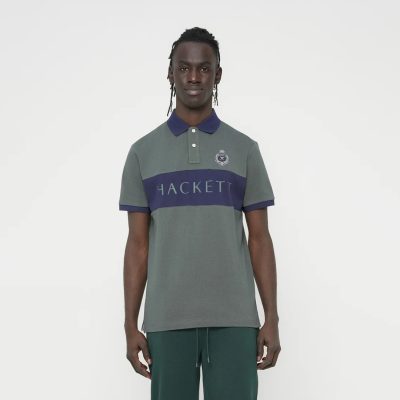 Hackett London Men's Heritage Panel Polo Shirt
