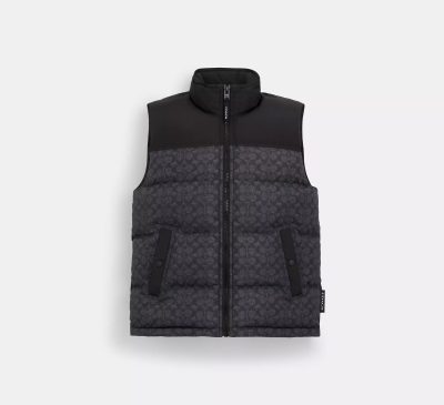 Coach Signature Down Vest