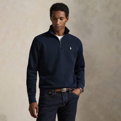 Ralph Lauren DOUBLE-KNIT QUARTER-ZIP PULLOVER
